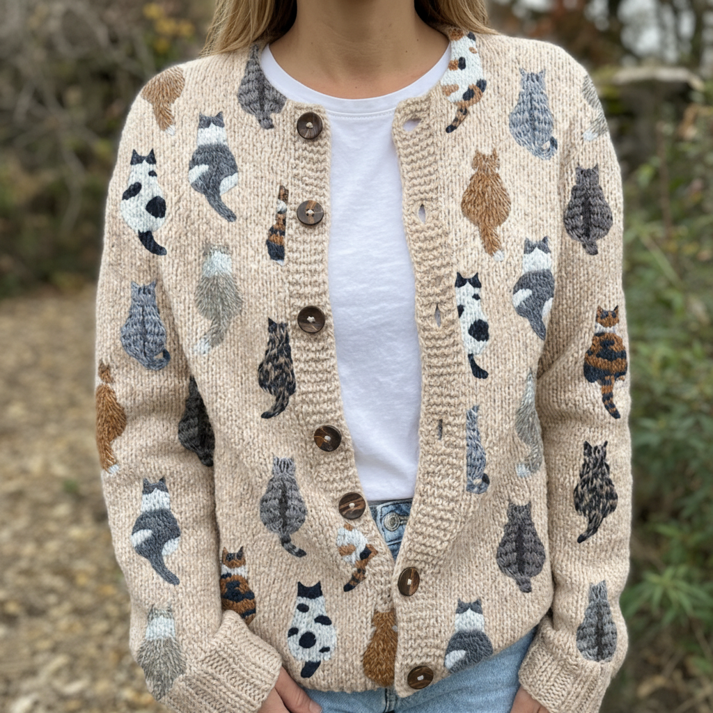 Chatelier | Artistic Knit Cardigan