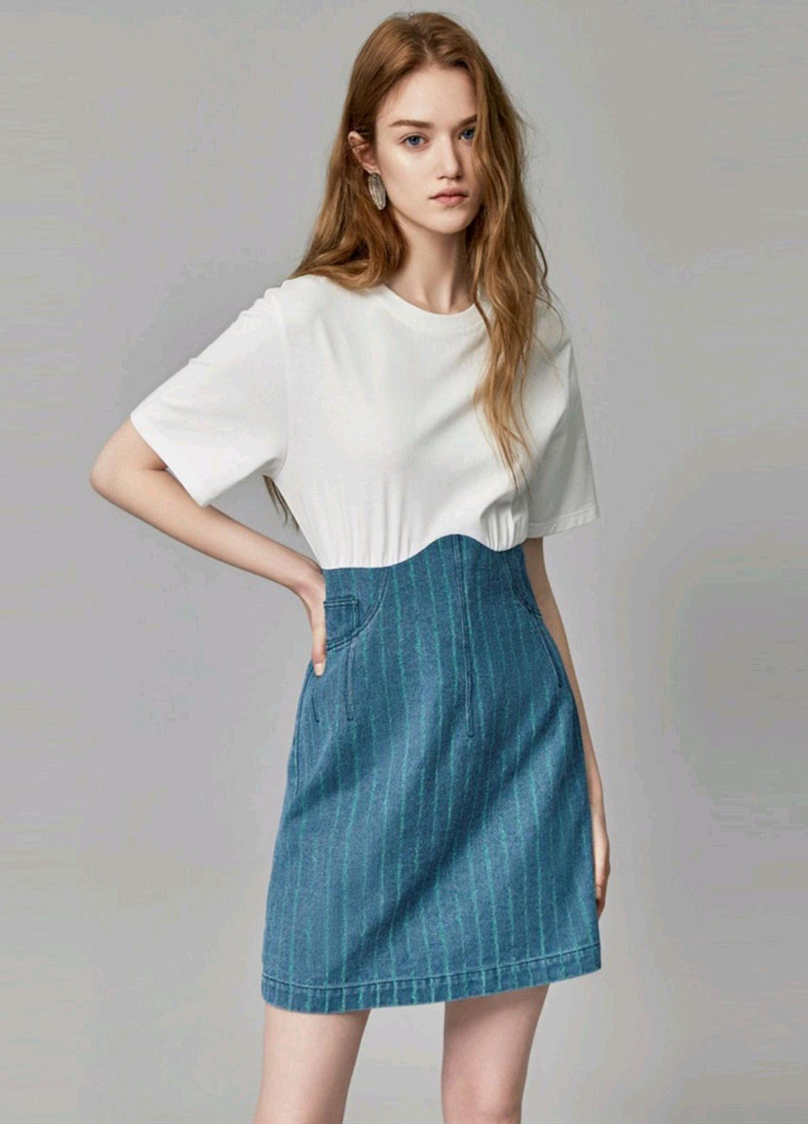 Polo - Denim Mini Dress